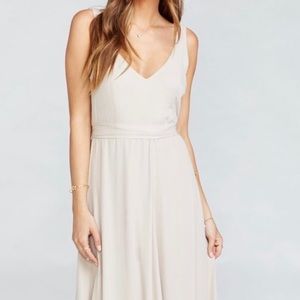 Jenn Maxi Dress - Show Me the Ring Crisp